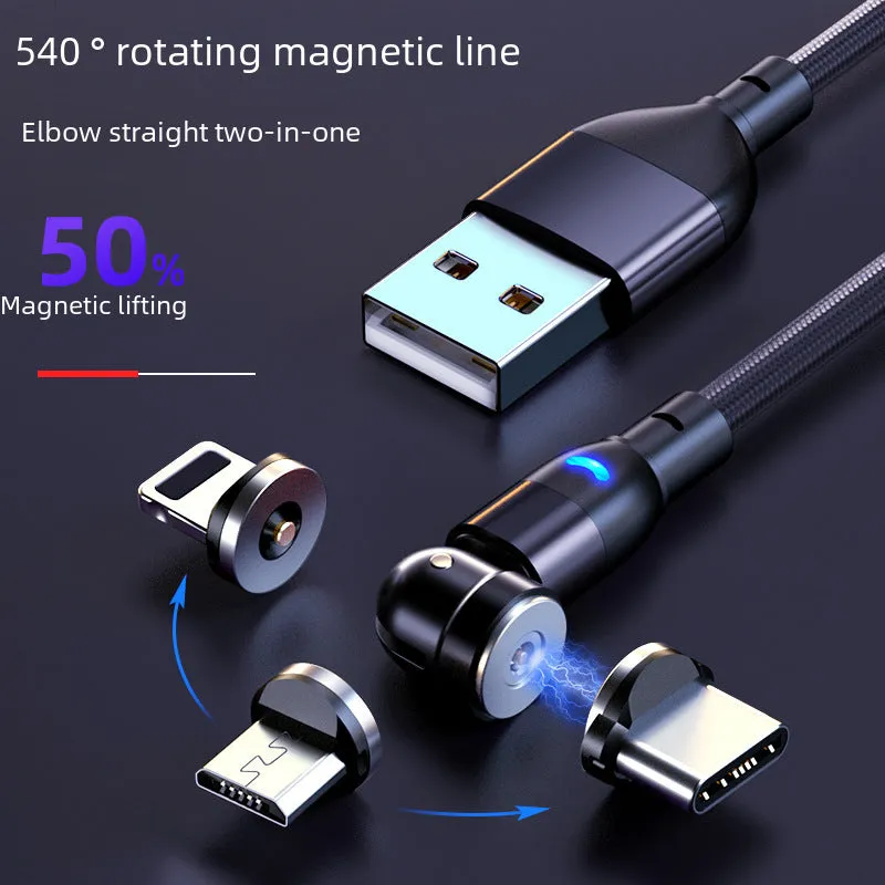3A Fast Charging Rotating Magnetic Cable