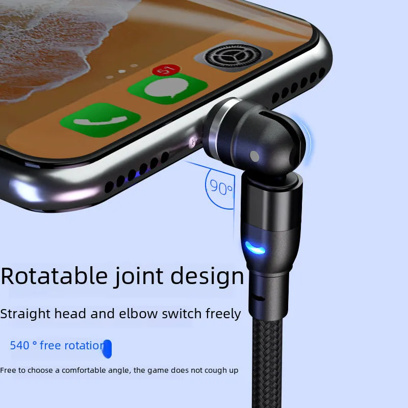3A Fast Charging Rotating Magnetic Cable
