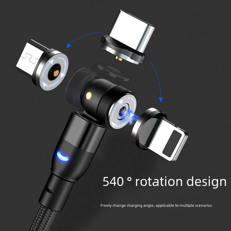 3A Fast Charging Rotating Magnetic Cable