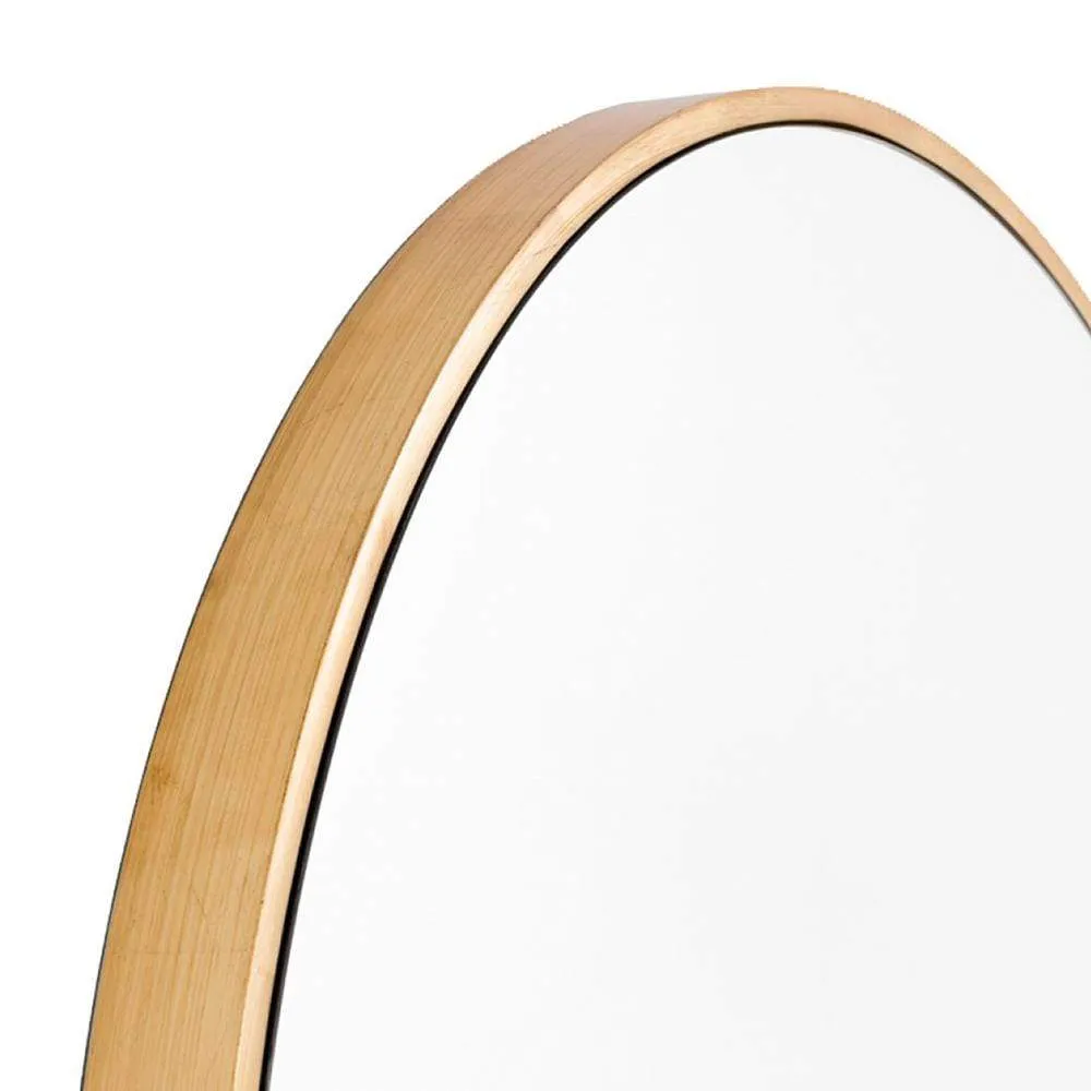 Bella Round Wall Mirror Brass 50CM
