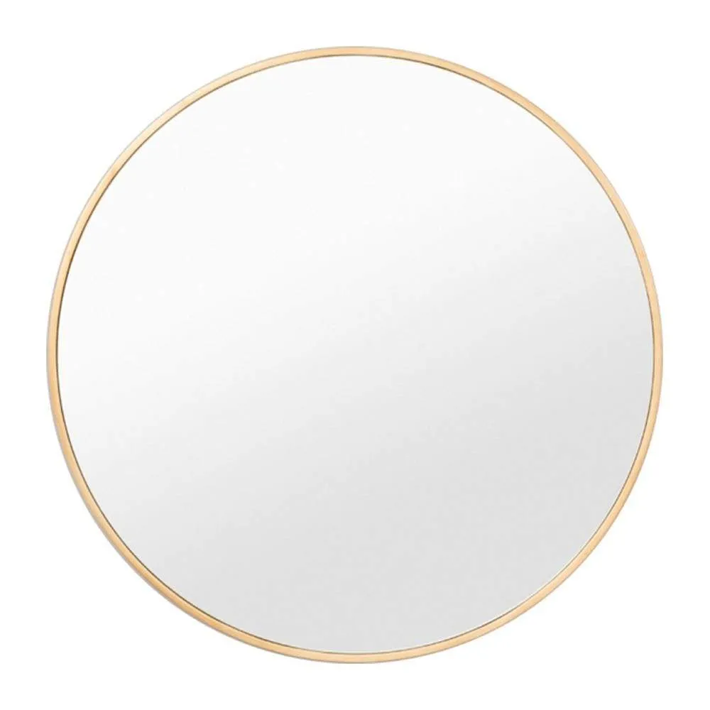 Bella Round Wall Mirror Brass 50CM