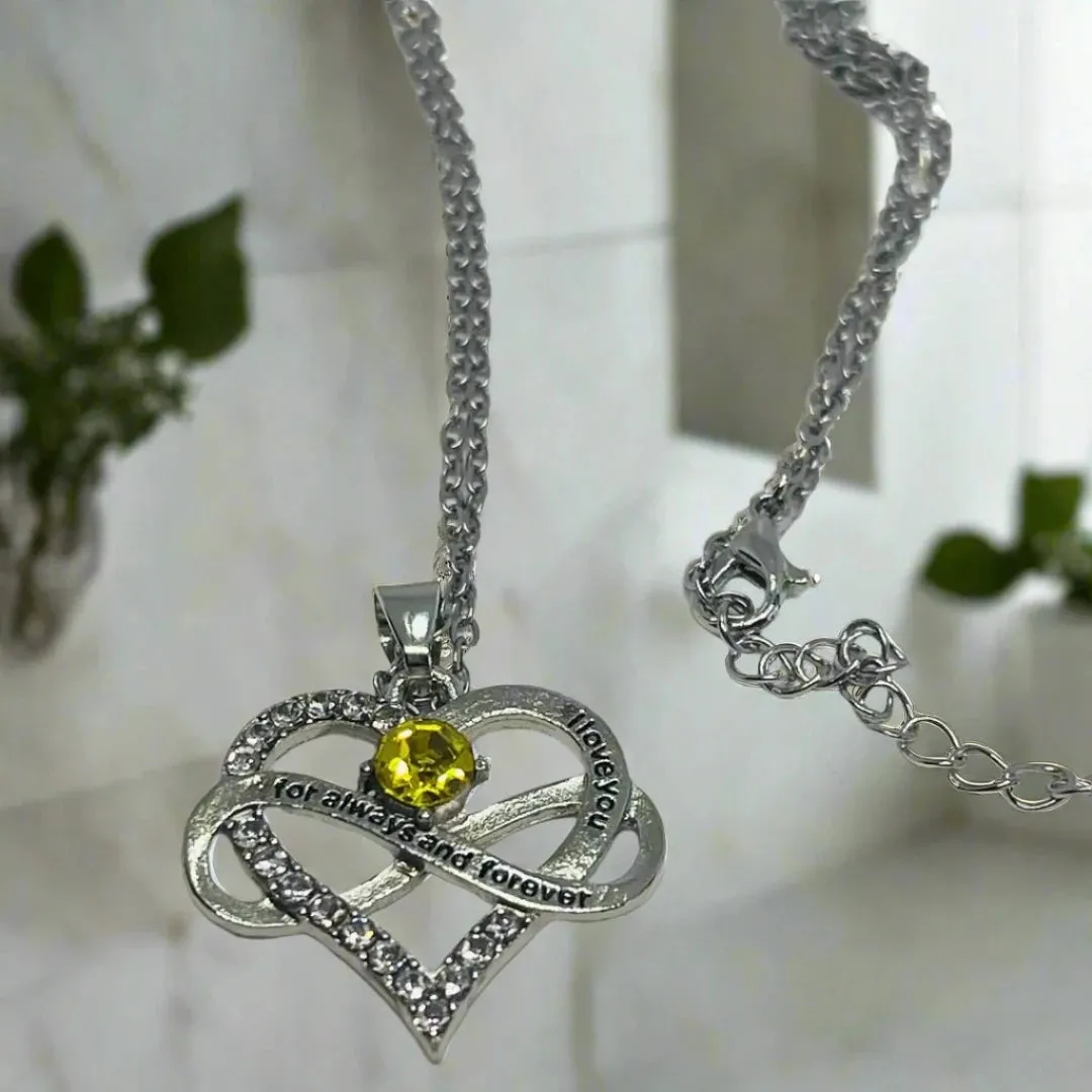 Birthstone Pendant Necklace