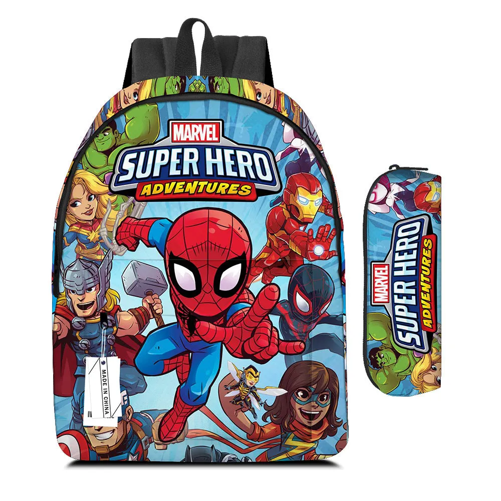 Cartoon printed backpack two-piece set AB2133