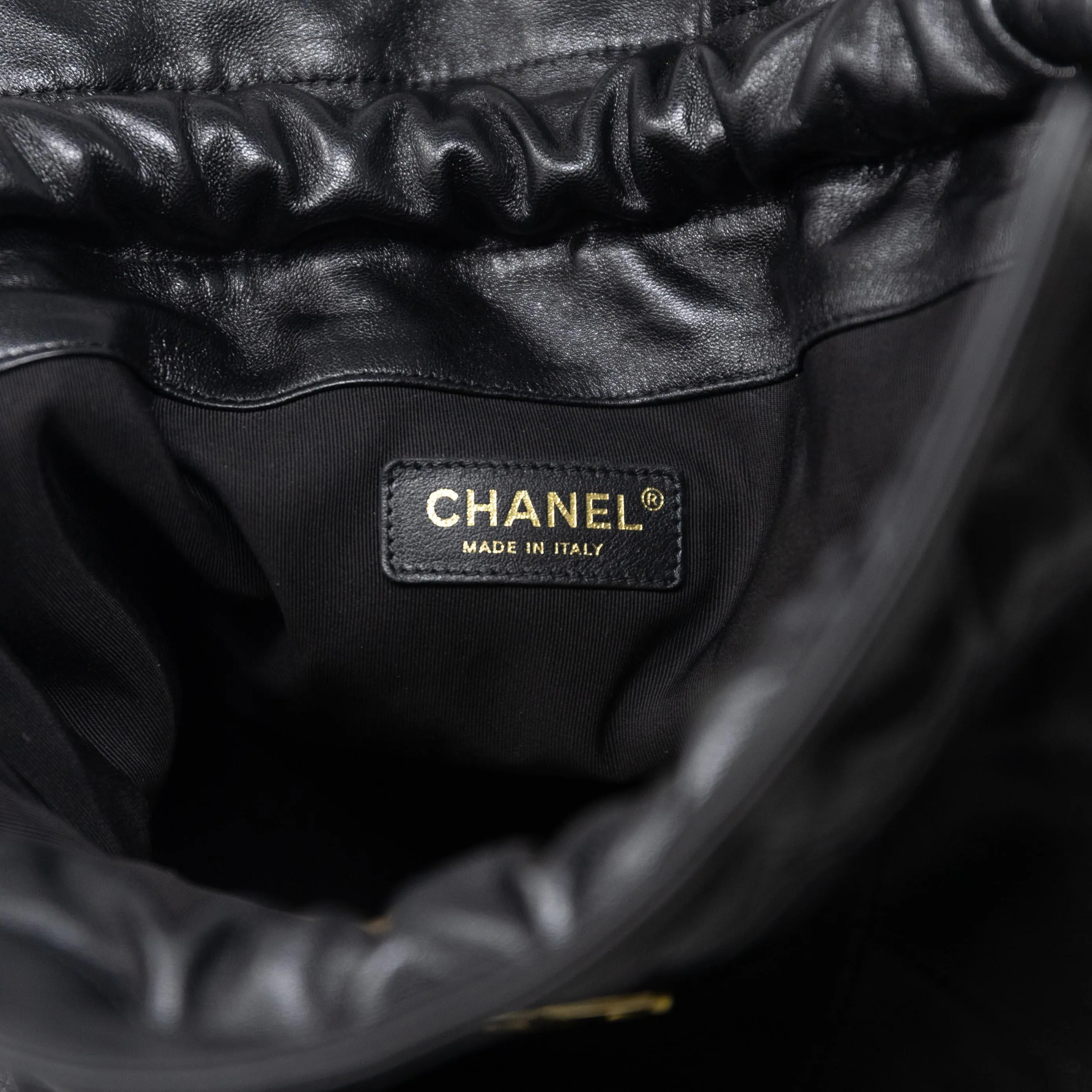 Chanel Black Shopping Tote