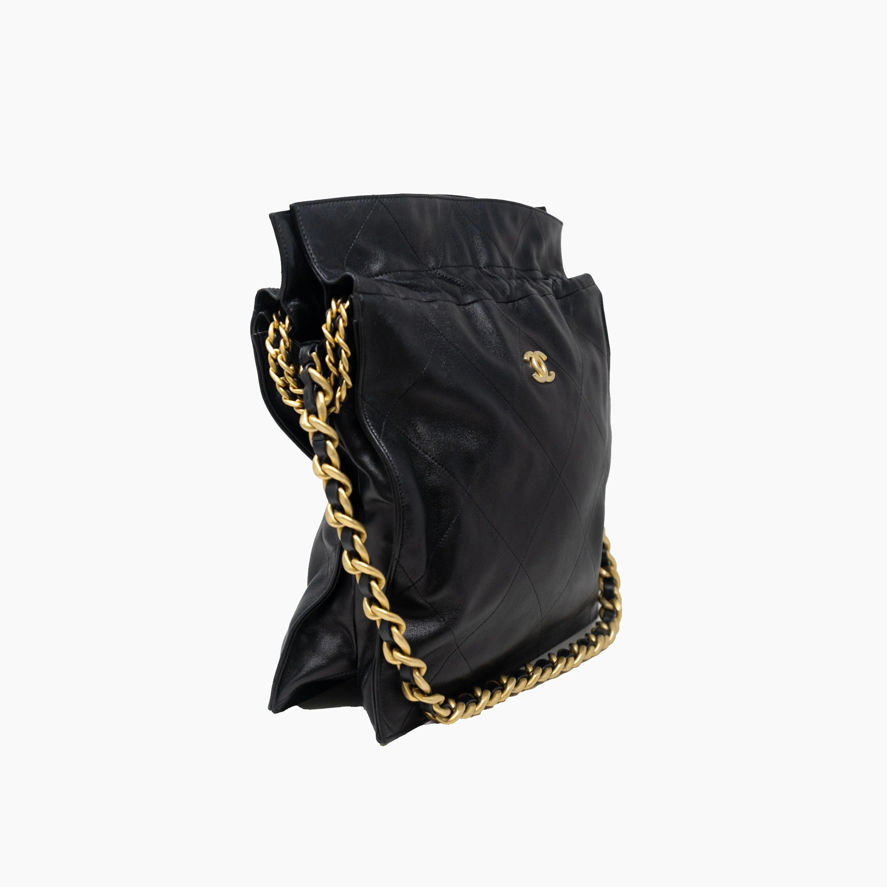 Chanel Black Shopping Tote