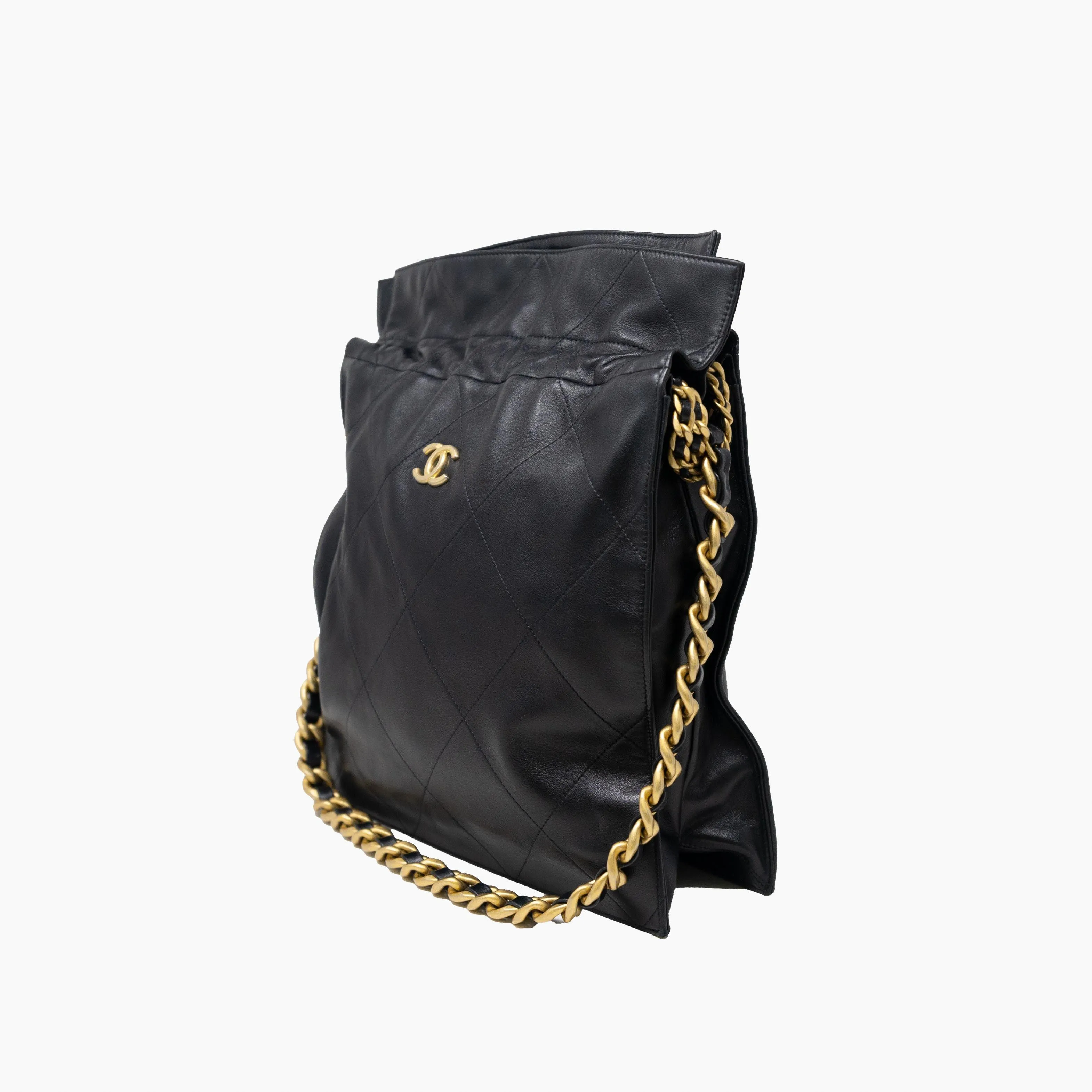 Chanel Black Shopping Tote