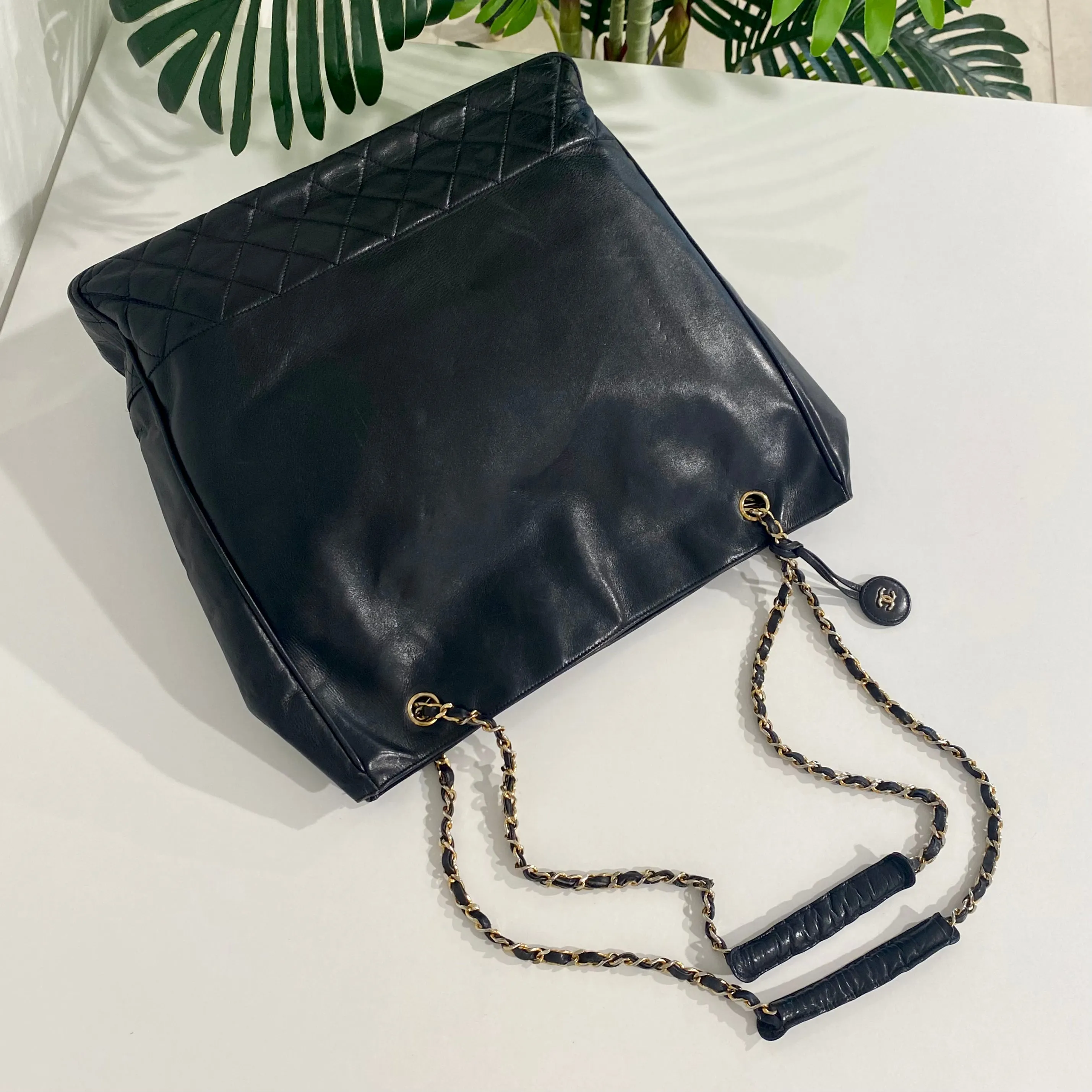 Chanel Vintage Black XL Tote