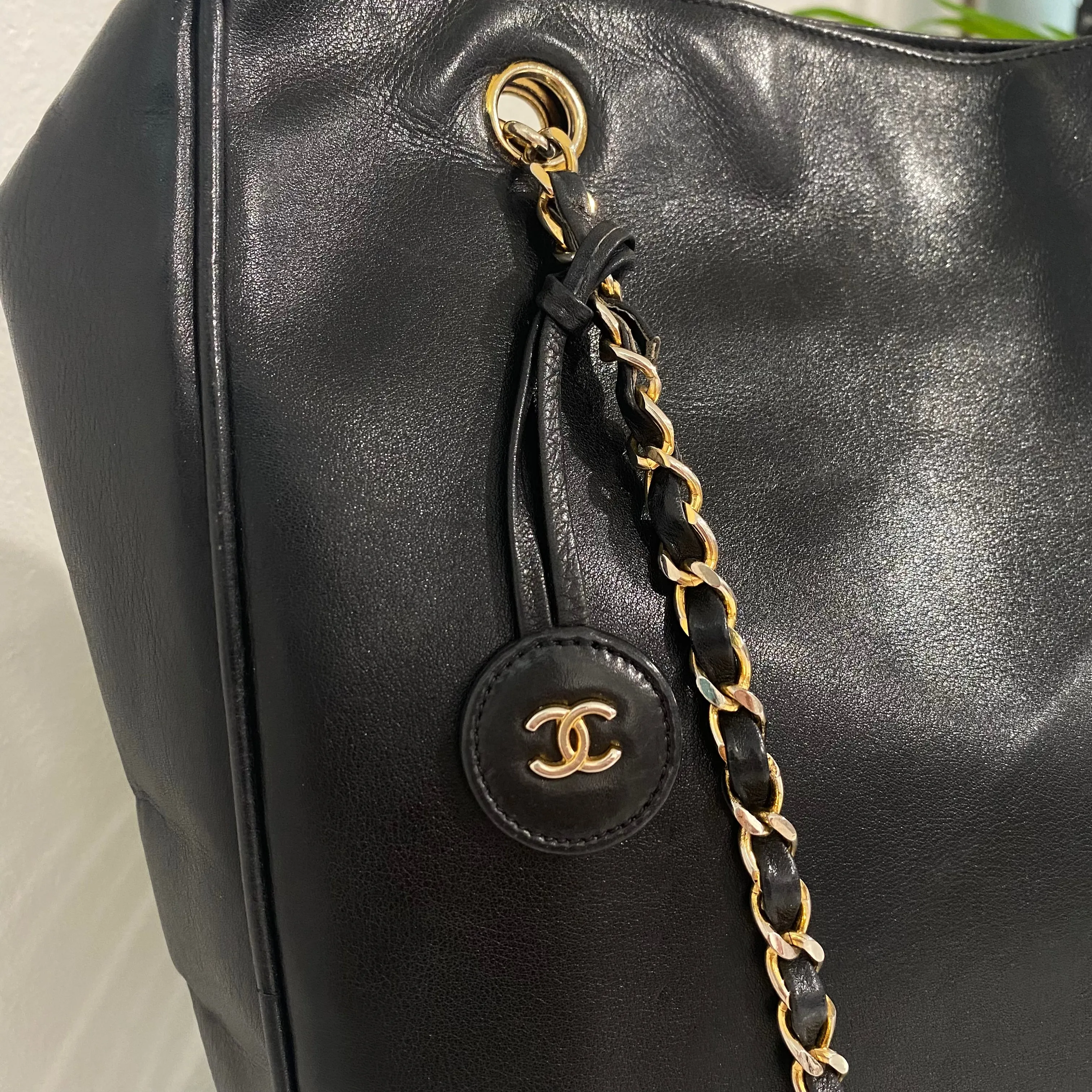Chanel Vintage Black XL Tote
