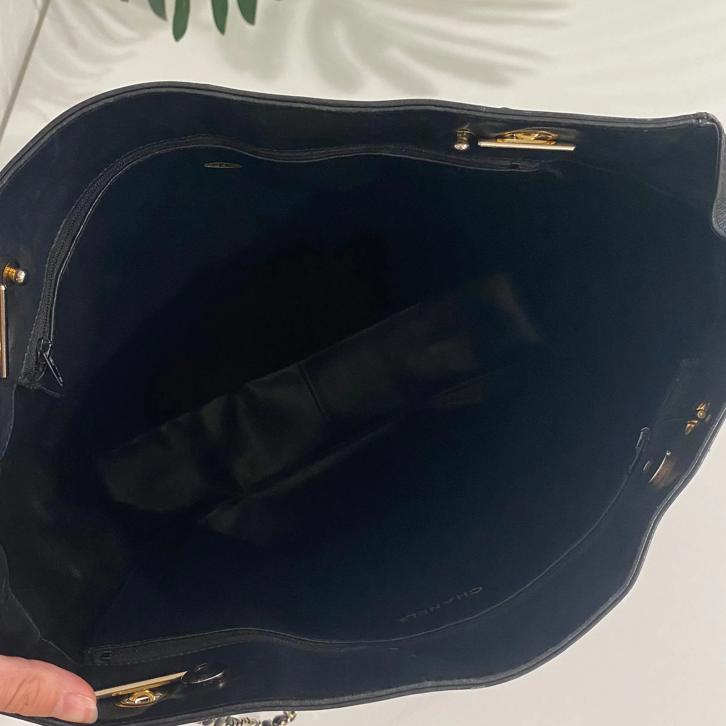 Chanel Vintage Black XL Tote