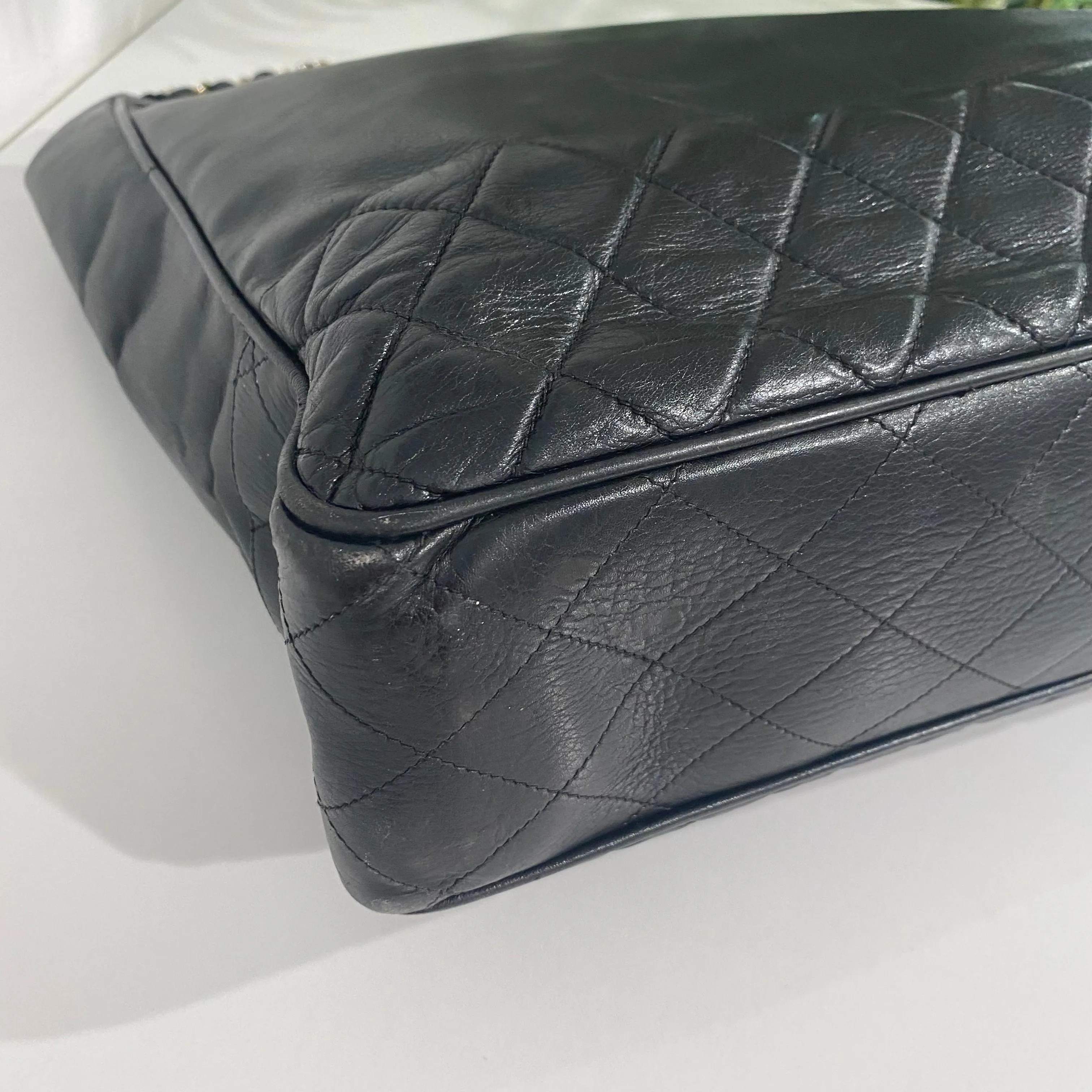 Chanel Vintage Black XL Tote