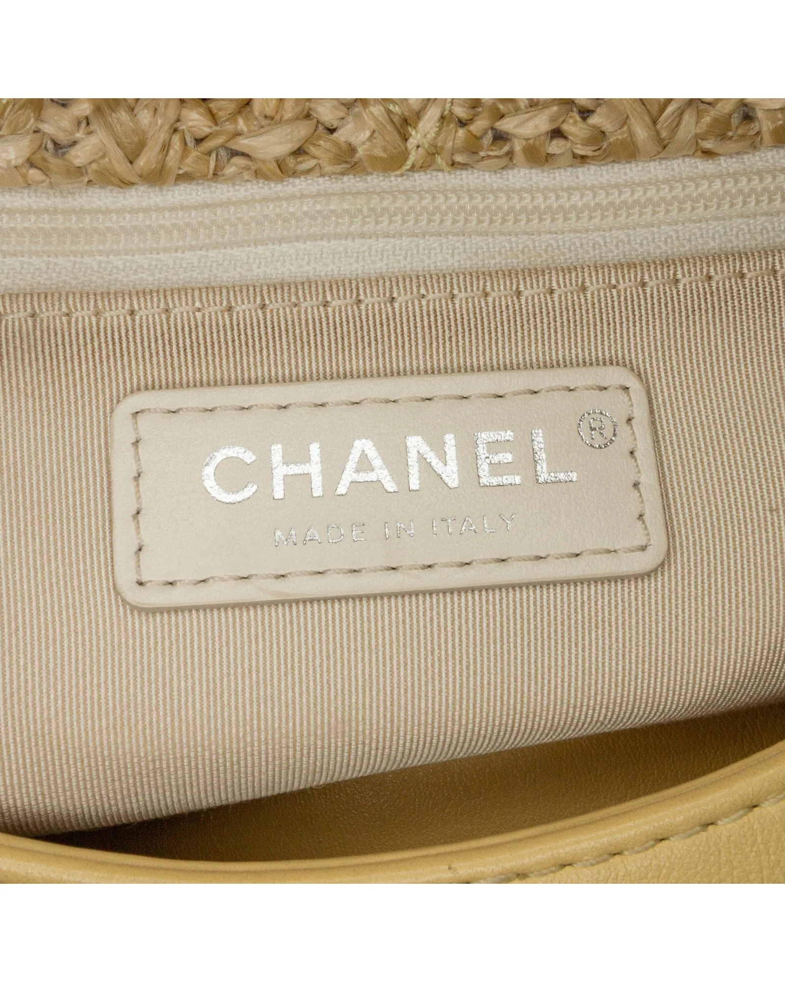 Cut-out Leather Trim PVC Shopping Tote
