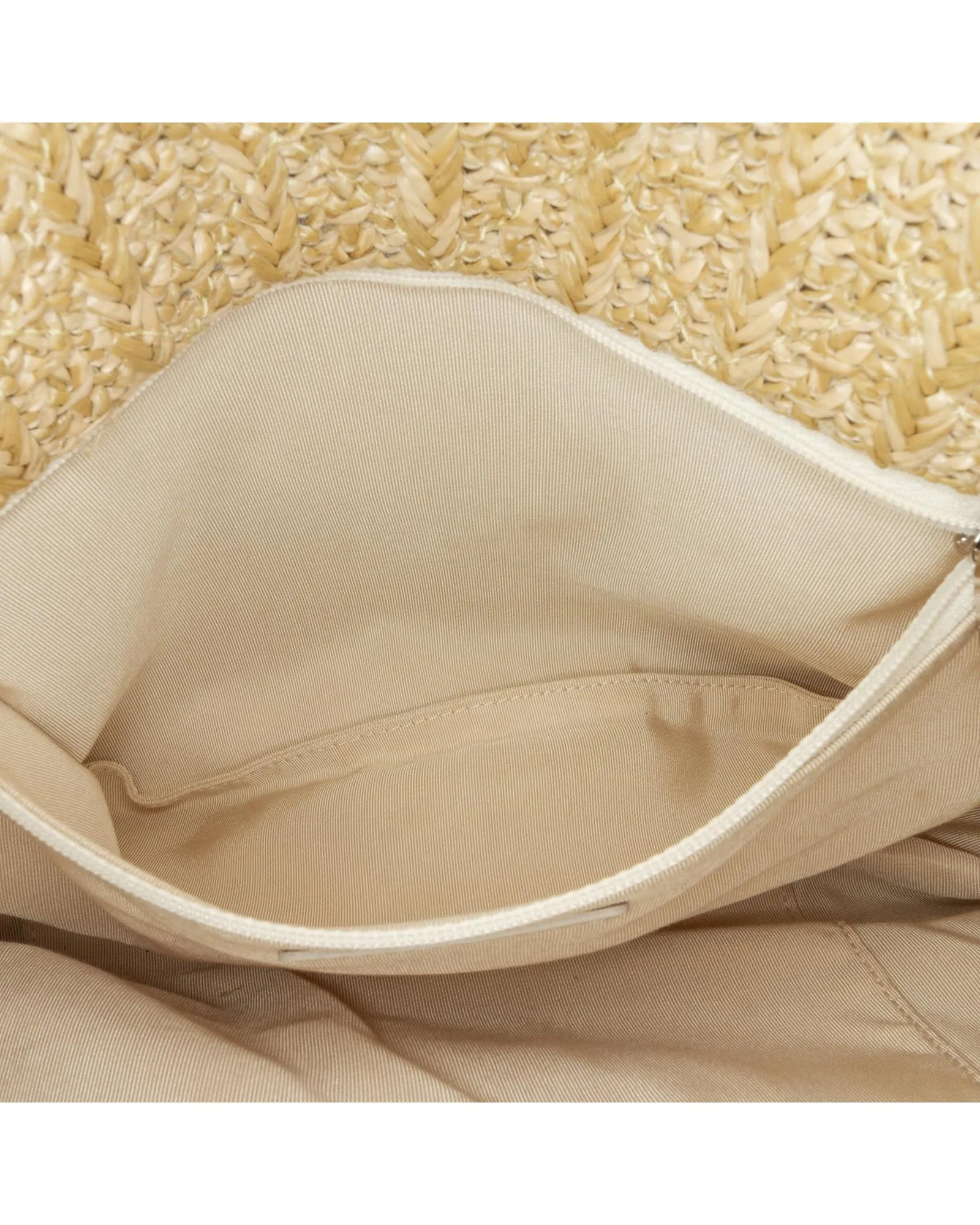 Cut-out Leather Trim PVC Shopping Tote