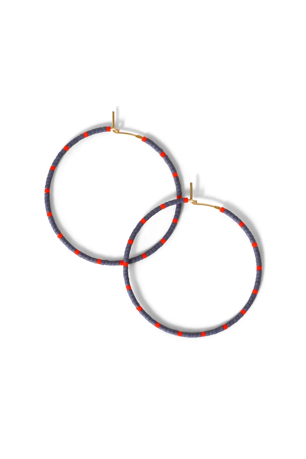 Dipsea Earrings, Plum/Red - Large