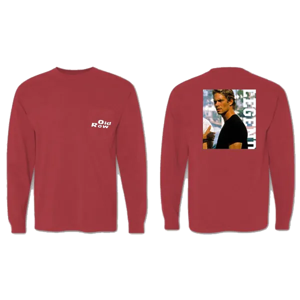 Fast Legend Longsleeve Pocket Tee (Brick) 2.0