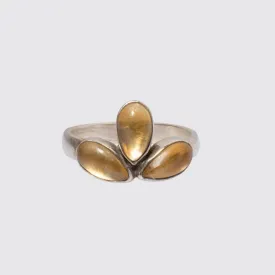 Glowing Lotus Blossom Ring  - Sterling Silver