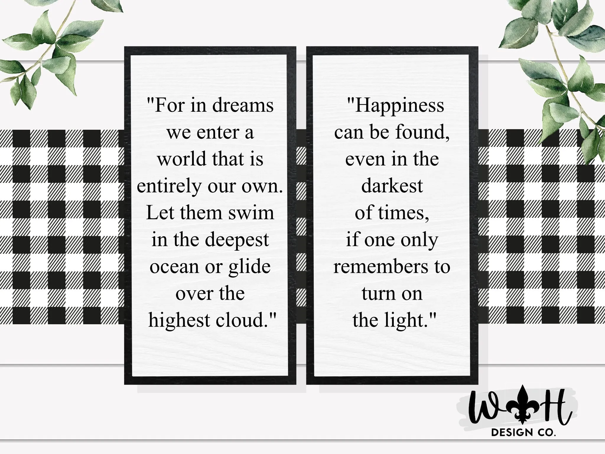 Happiness Can Be Found - Popular Movie Quotes - Coffee Bar Sign - She Shed Signs - Nerdy Home Decor - Handcrafted Farmhouse Framed Wall Art