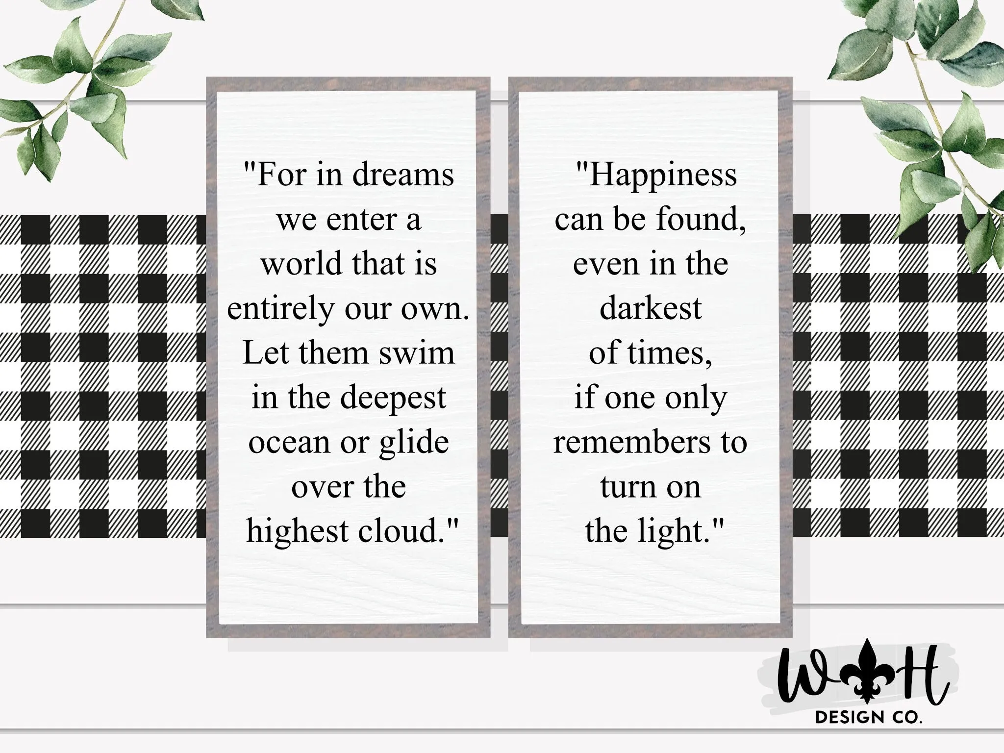 Happiness Can Be Found - Popular Movie Quotes - Coffee Bar Sign - She Shed Signs - Nerdy Home Decor - Handcrafted Farmhouse Framed Wall Art