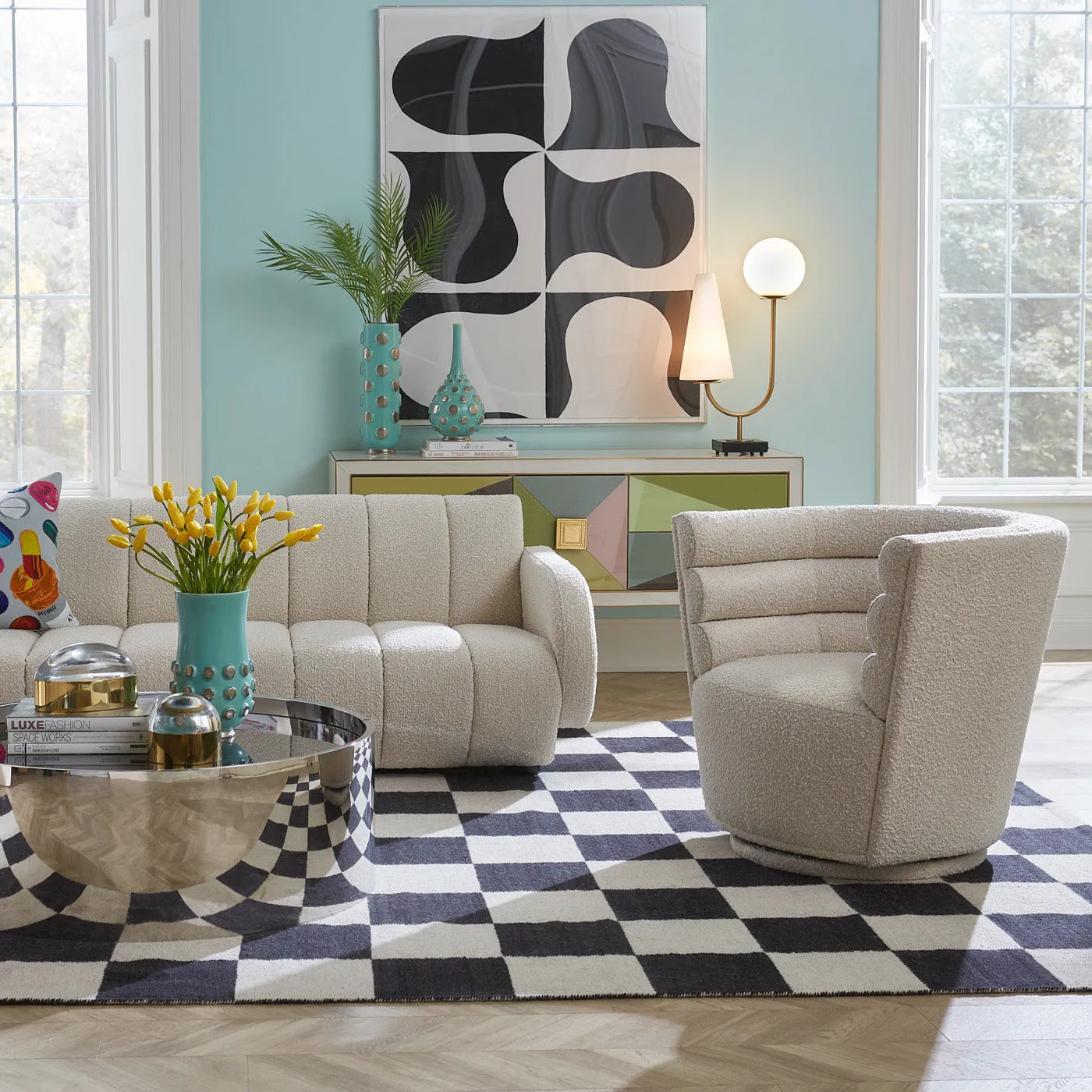 Maxime Swivel Chair Bundle
