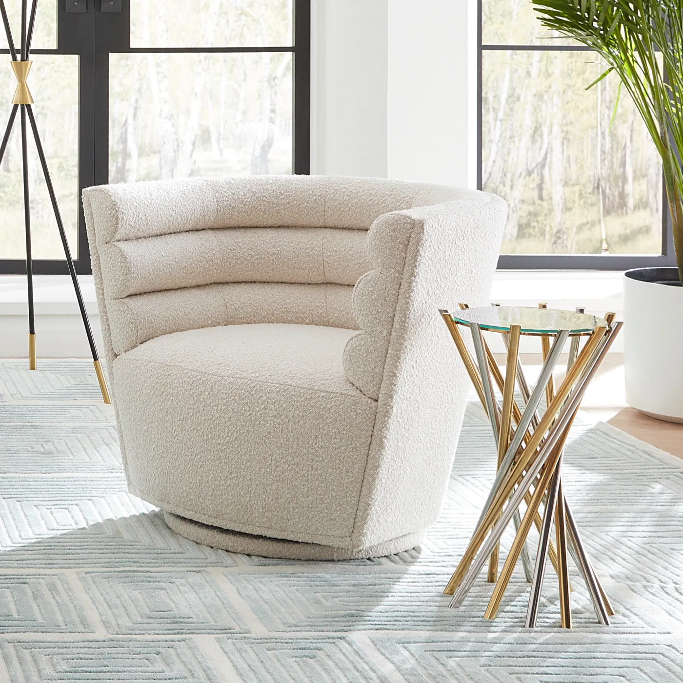 Maxime Swivel Chair Bundle