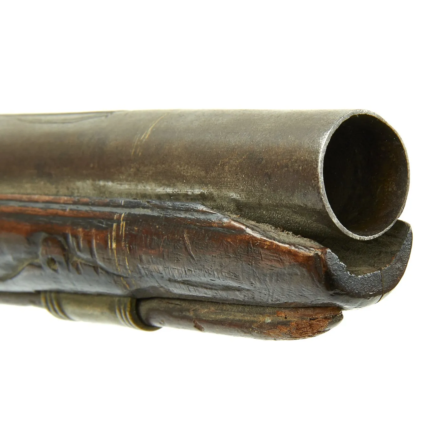 Original 19th Century Ottoman "Barbary Pirate" Decorated Flintlock Pistol - circa 1800