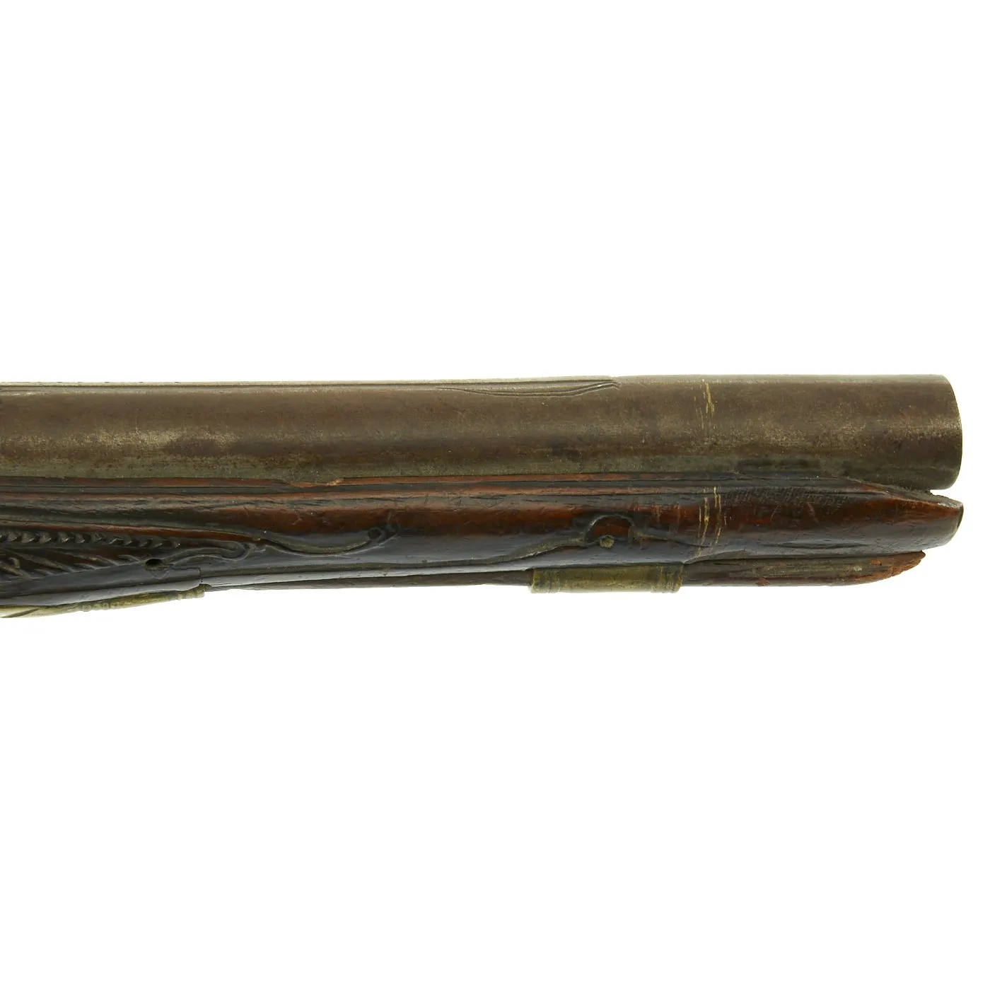 Original 19th Century Ottoman "Barbary Pirate" Decorated Flintlock Pistol - circa 1800