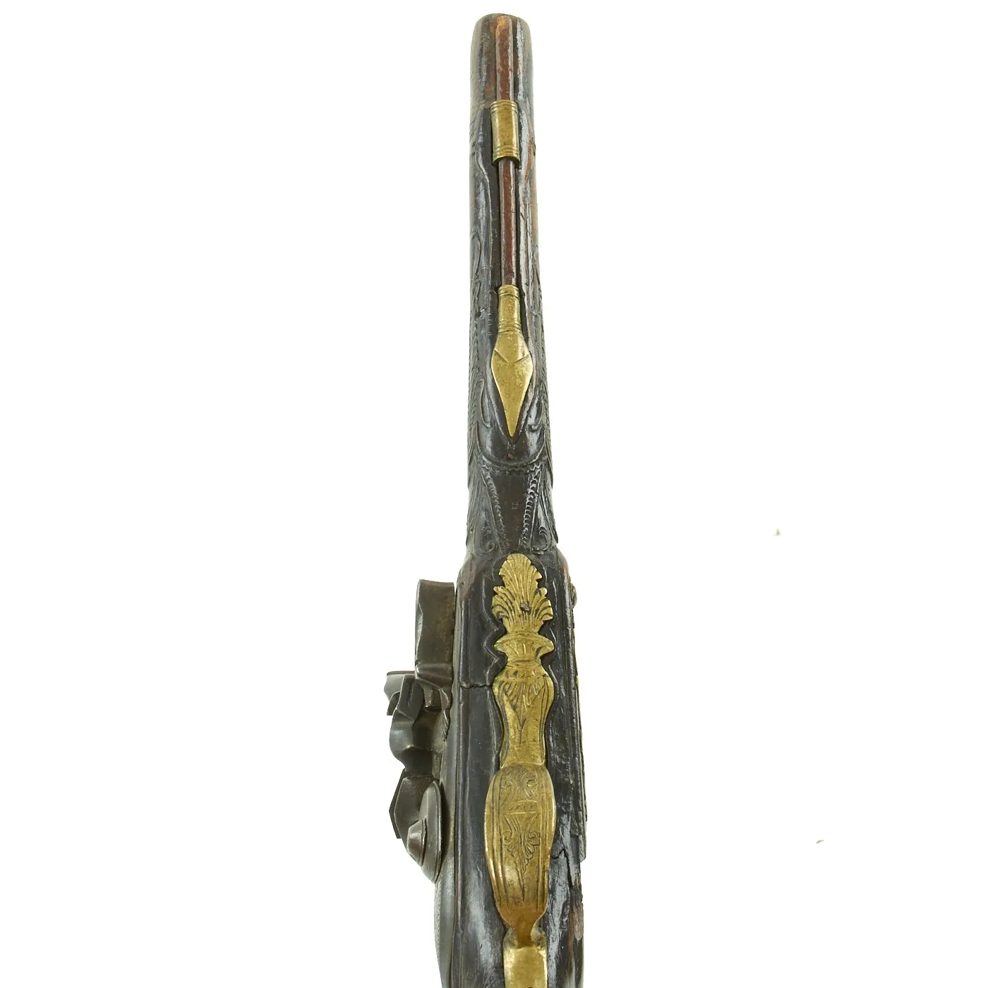 Original 19th Century Ottoman "Barbary Pirate" Decorated Flintlock Pistol - circa 1800