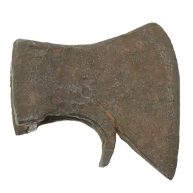 Original Ancient Axe Head Excavated in Victorian Times from a Peat Bog in Northern England