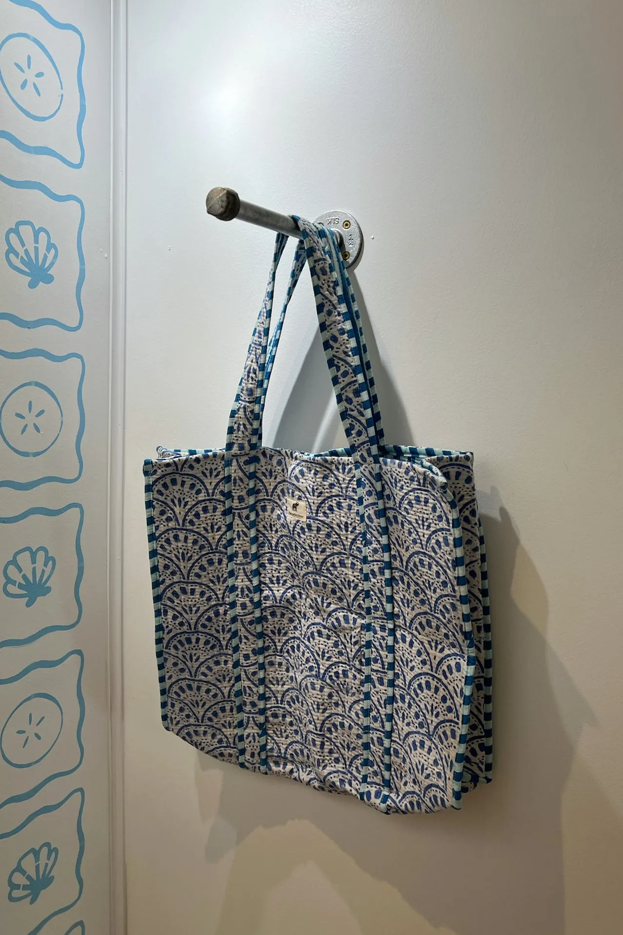 Quilted Reversible Tote Bag
